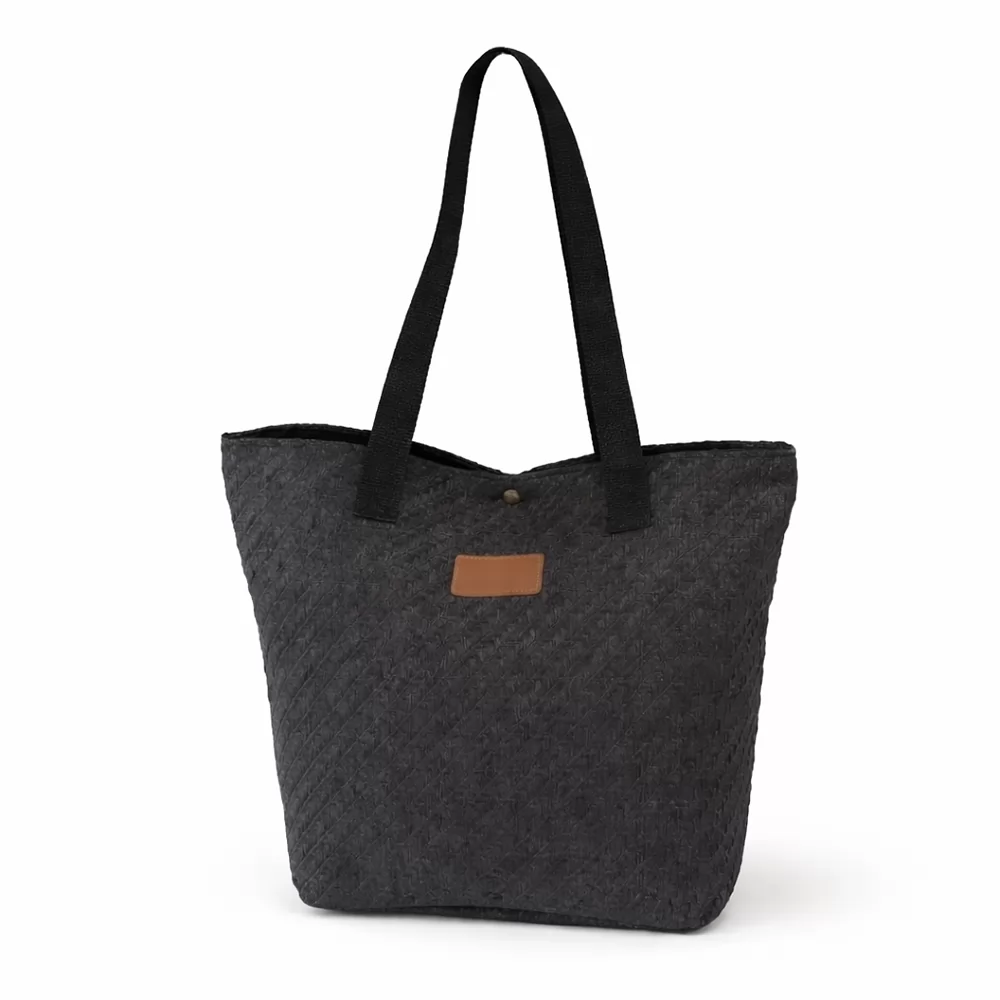 BOLSA PALHA TRANÇADA