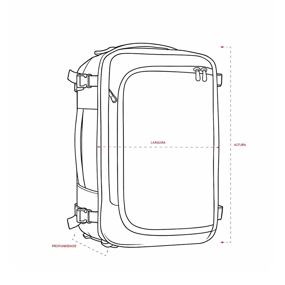MOCHILA COURO SINTÉTICO 28 LITROS