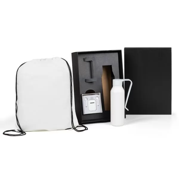 KIT MOCHILA GARRAFA E FONE BLUETOOTH - 3 PÇS
