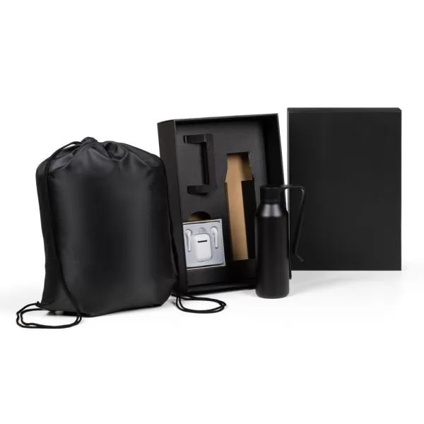 KIT MOCHILA GARRAFA E FONE BLUETOOTH - 3 PÇS