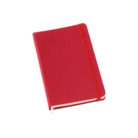 Caderneta Pequena tipo MOLESKINE Vermelha sem Pauta