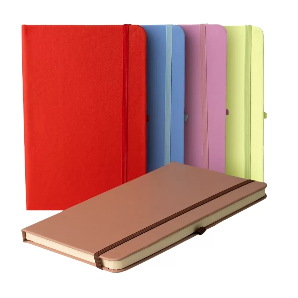 CADERNETA EM COURO SINTÉTICO