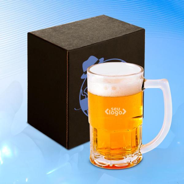 Caneca De Vidro Para Chopp / Cerveja - 340 Ml - Dia dos Pais