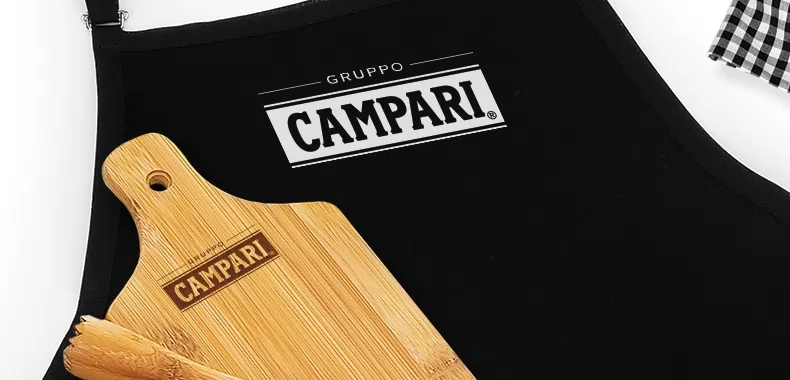 Kit Caipirinha Em Bambu Com Avental E Bandana 8 PÇs