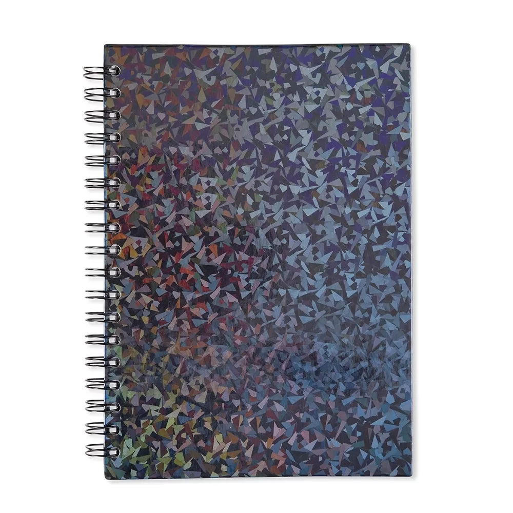 CADERNO HOLOGRÁFICO COM PAUTA