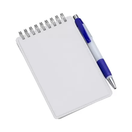 Caderneta de Anotações Vertical Branca