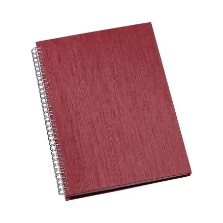 Caderno de Negócios Pequeno Capa Metalizada Vermelho
