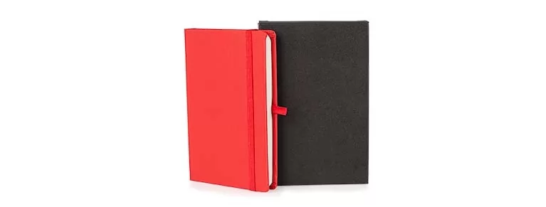 Caderneta C/ Pauta Vermelho - 122x17 Cm