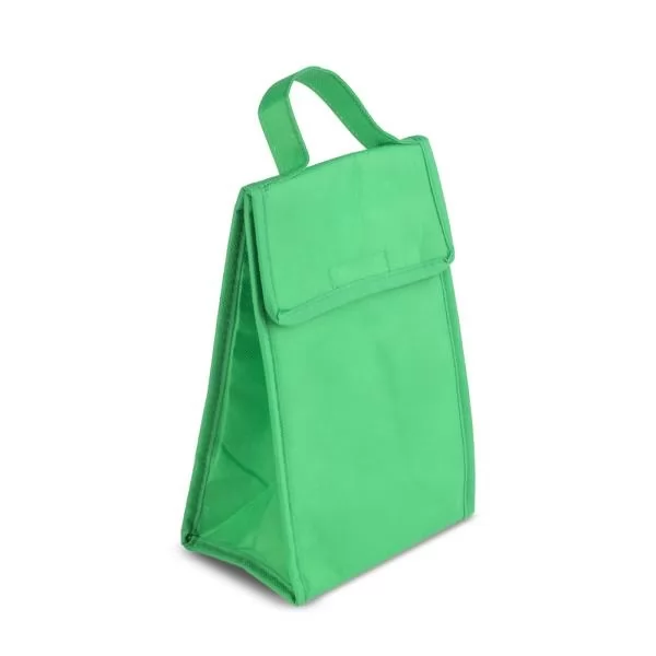 BOLSA TÉRMICA EM TNT 80G/M² - VERDE - 27X17X105 CM