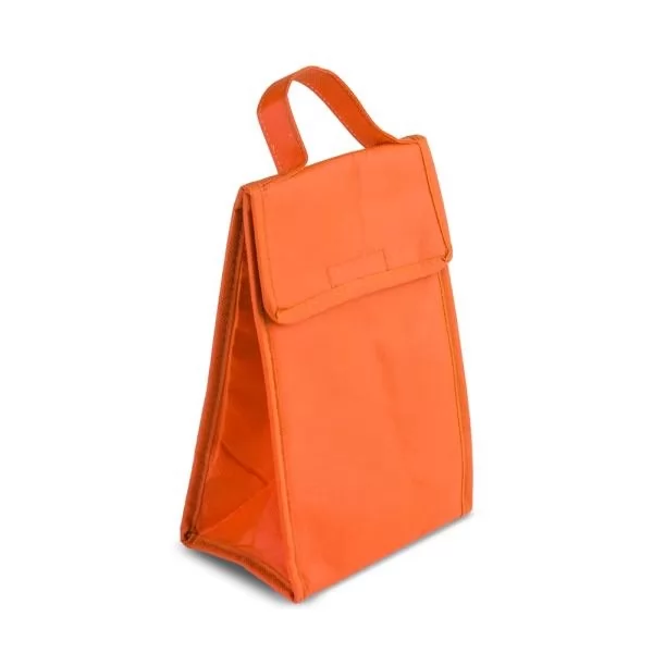 BOLSA TÉRMICA EM TNT 80G/M² - LARANJA - 27X17X105 CM