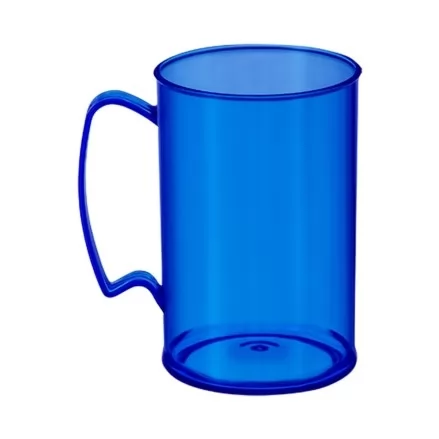 Caneca Chopp Azul Transparente