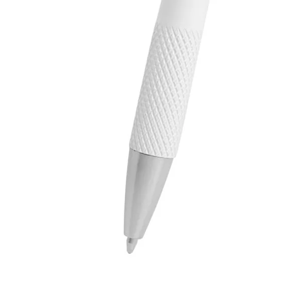 CANETA ESFEROGRÁFICA EM ALUMINIO RECICLADO - BRANCA