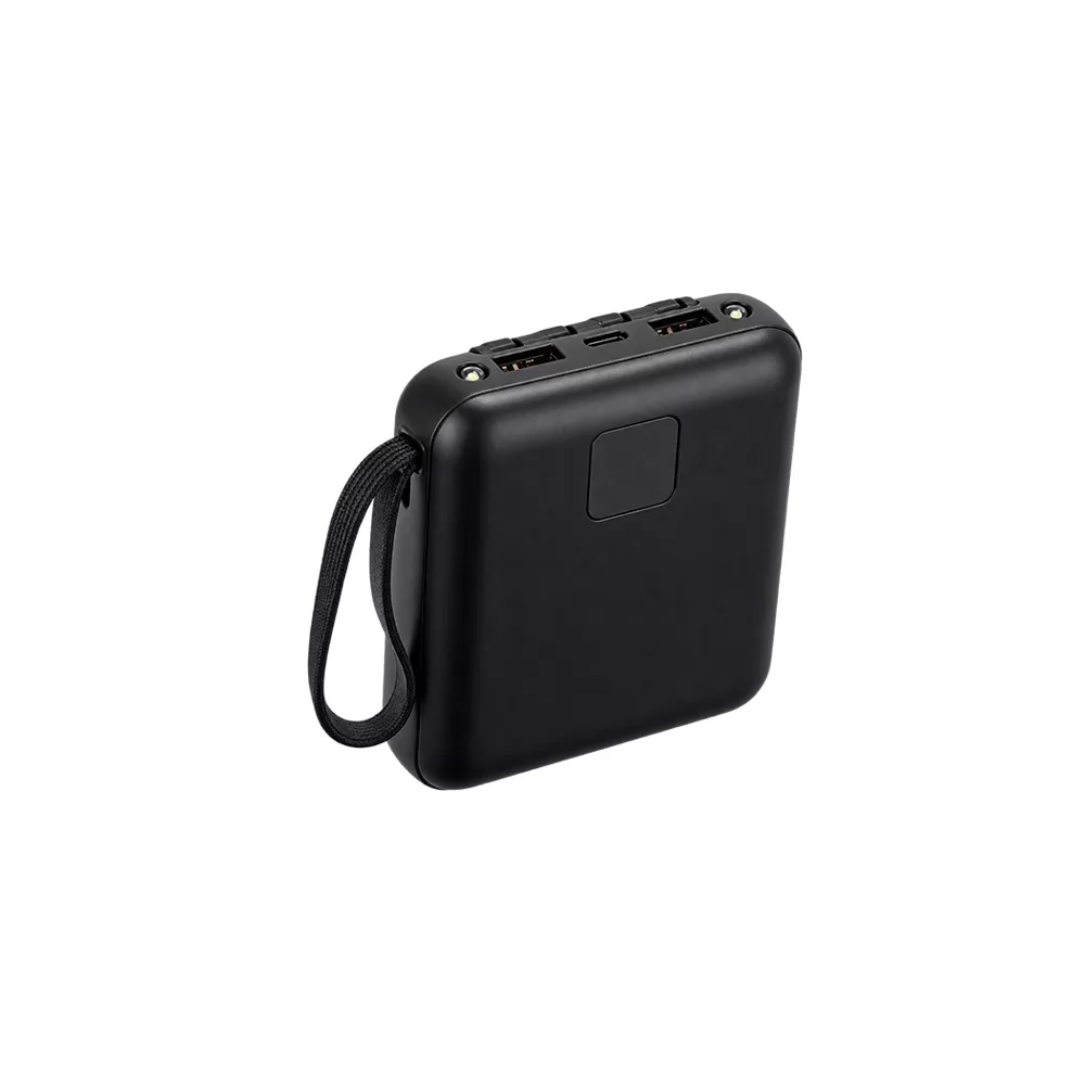 POWER BANK 10.000MAH COM LANTERNA E MULTISSAÍDAS