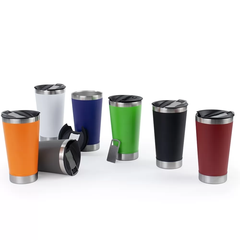 COPO INOX 500ML COM ABRIDOR