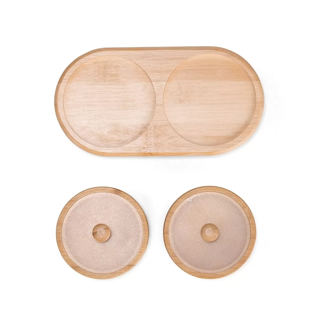 CONJUNTO POTES BAMBU 2 PEÇAS