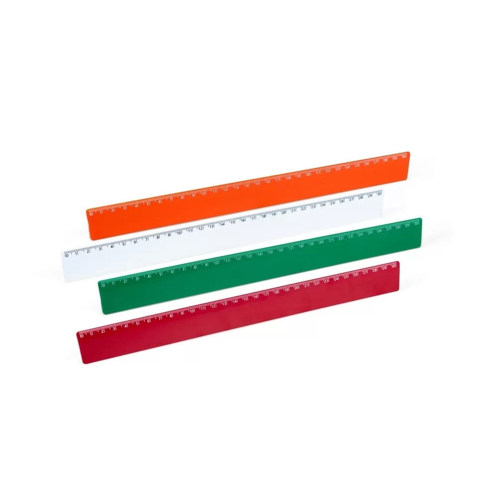 RÉGUA PLÁSTICA 30CM