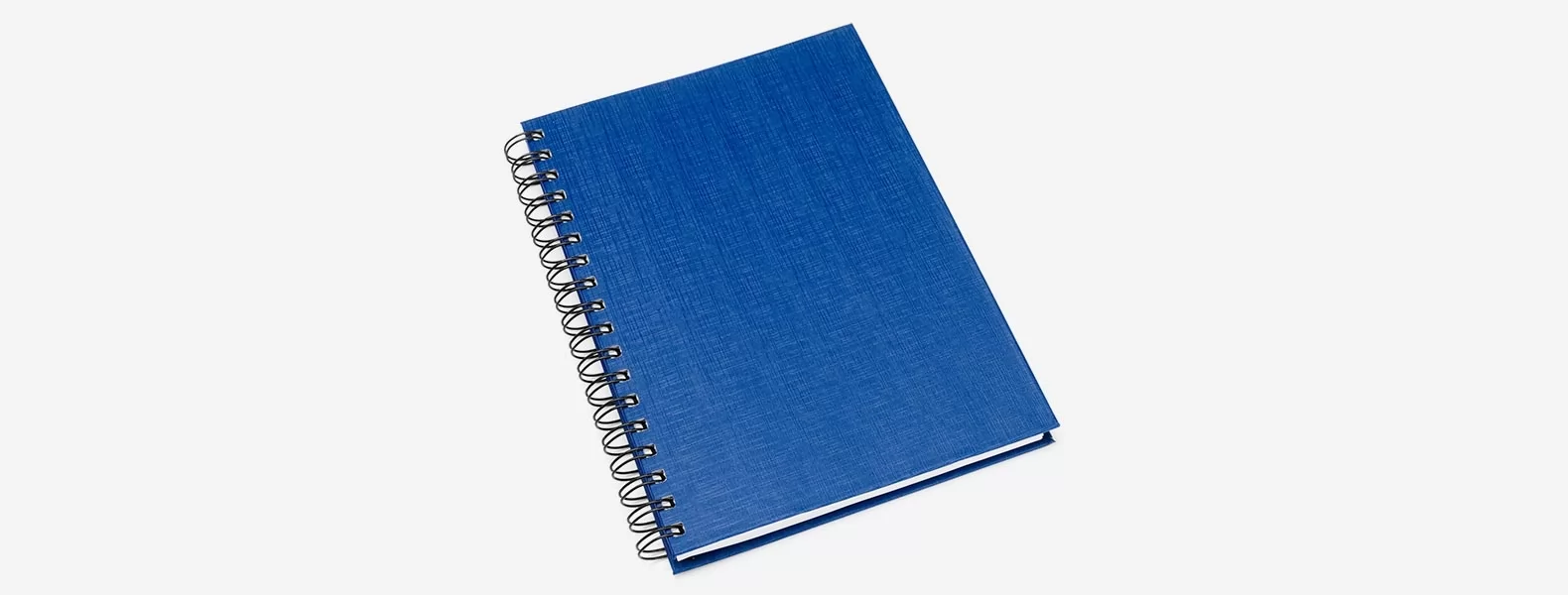 Caderno Pautado Com Wire-o - Azul - 235x18cm - 100 Fls