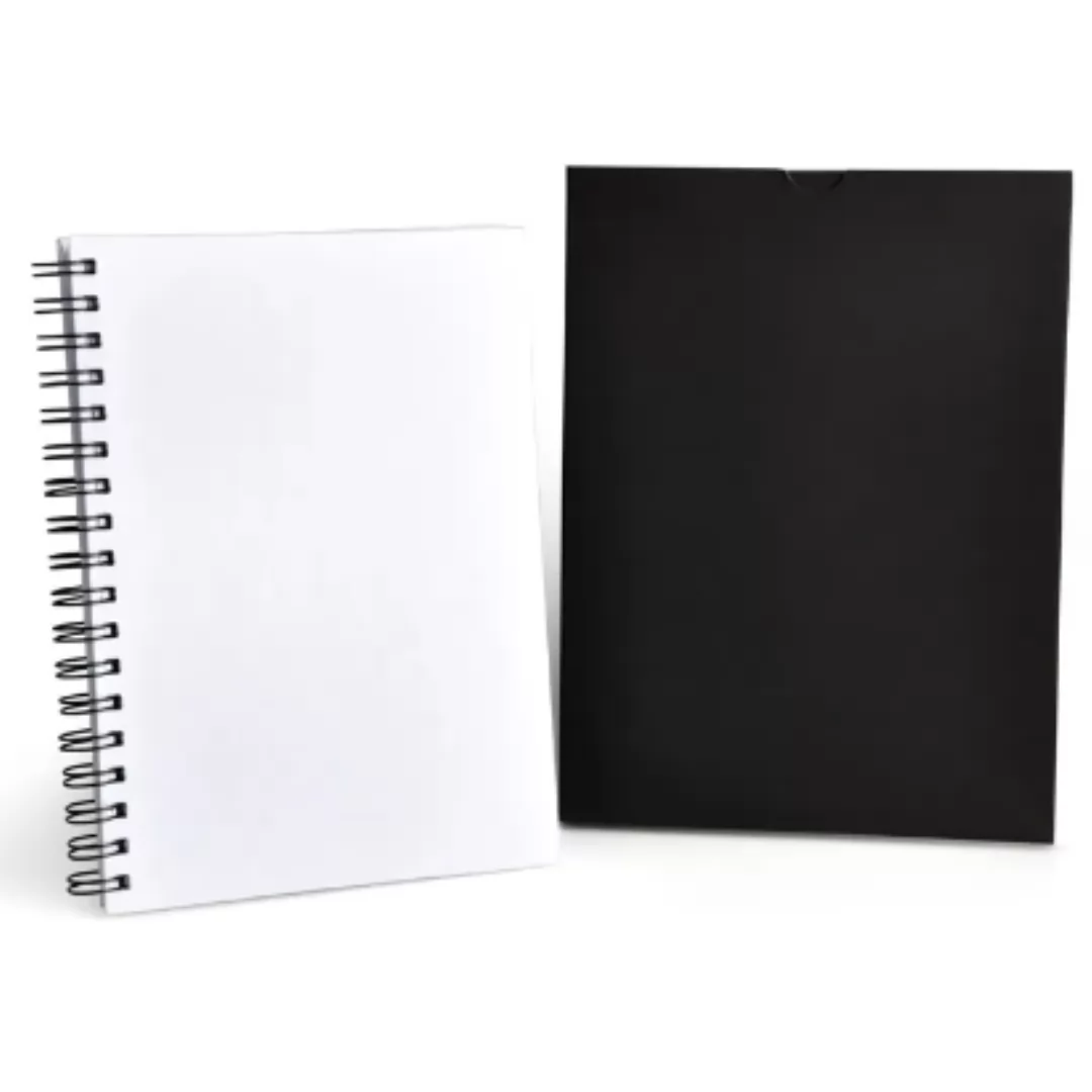 Caderno Pautado Com Wire-O - Branco - 235X18Cm - 100 Fls