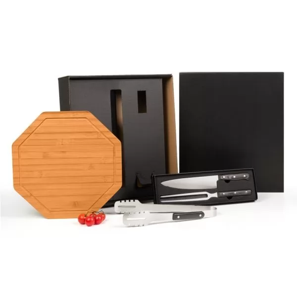 KIT PREMIUM PARA CHURRASCO - 4 PÇS
