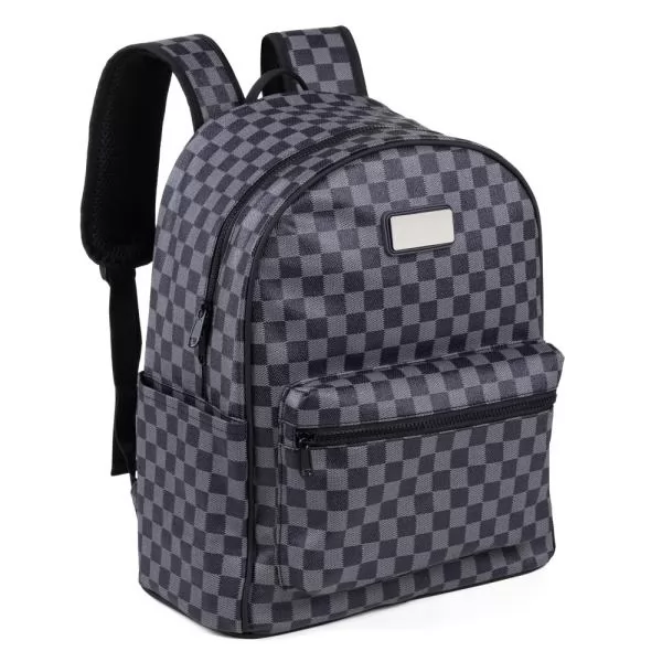 MOCHILA EM PVC - XADREZ