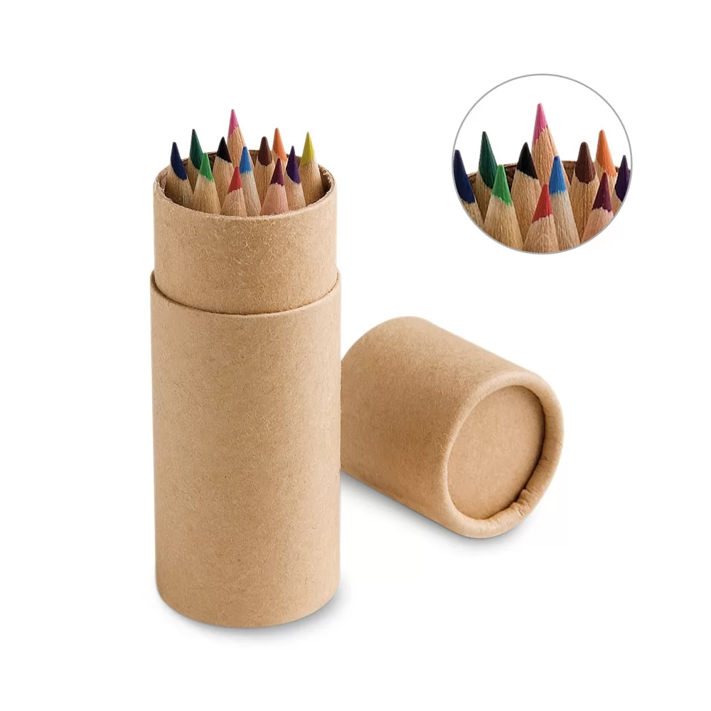 CRICKET Caixa com 12 lápis de cor
