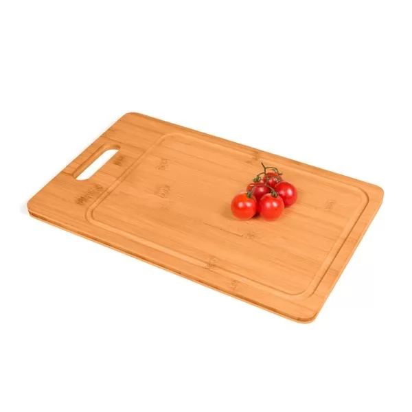 TABUA EM BAMBU RETANGULAR - 37X22X12 CM