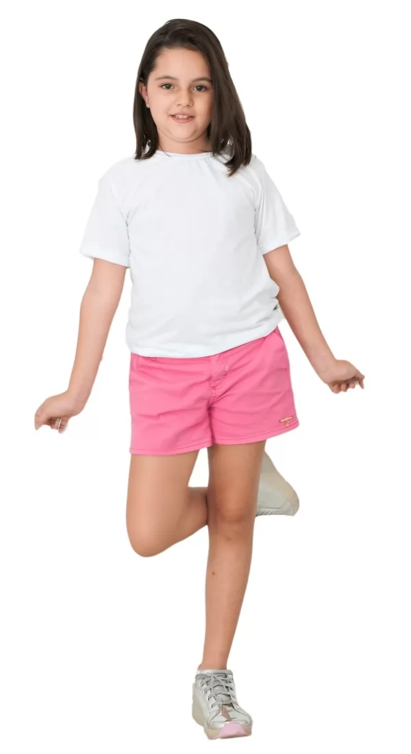 Camiseta Infantil Branca Lisa